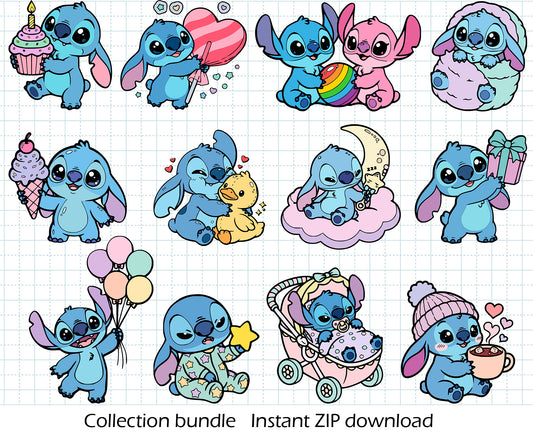 Awesome Baby Stitch BUNDLE Cut Files