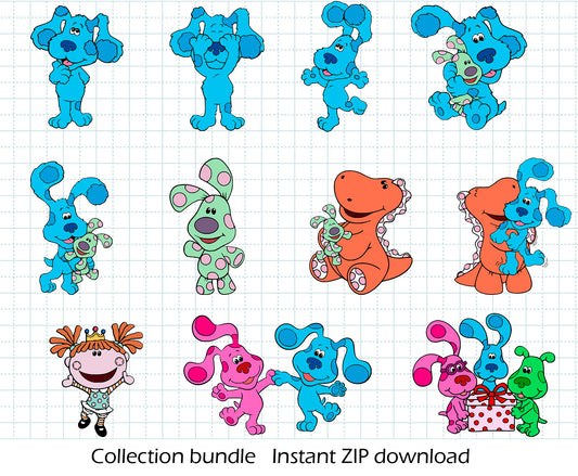 Blues Clues SVG BUNDLE Cut Files