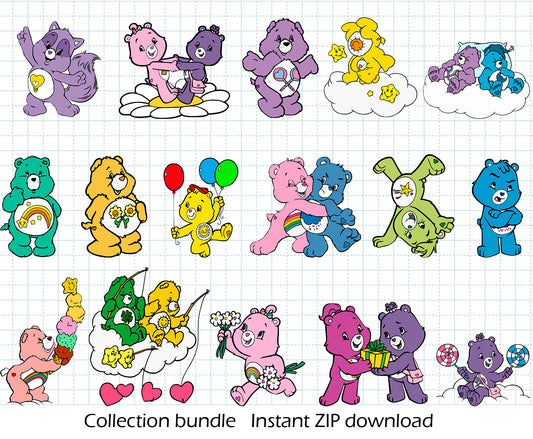Care Bears SVG BUNDLE Cut Files