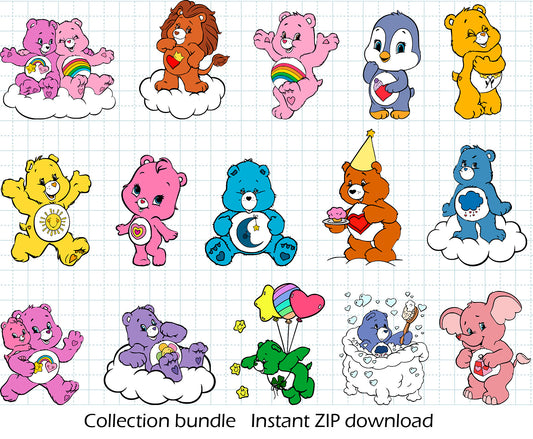 Care Bears SVG BUNDLE Cut Files