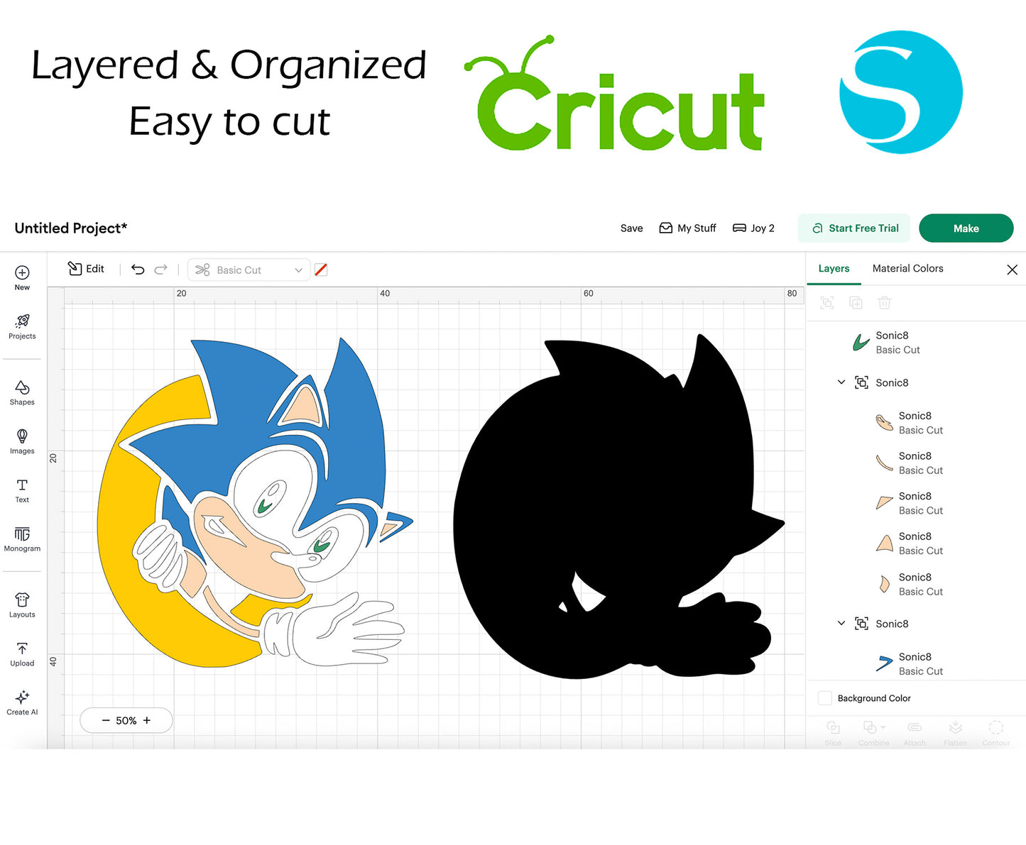 Sonic BUNDLE Cut Files