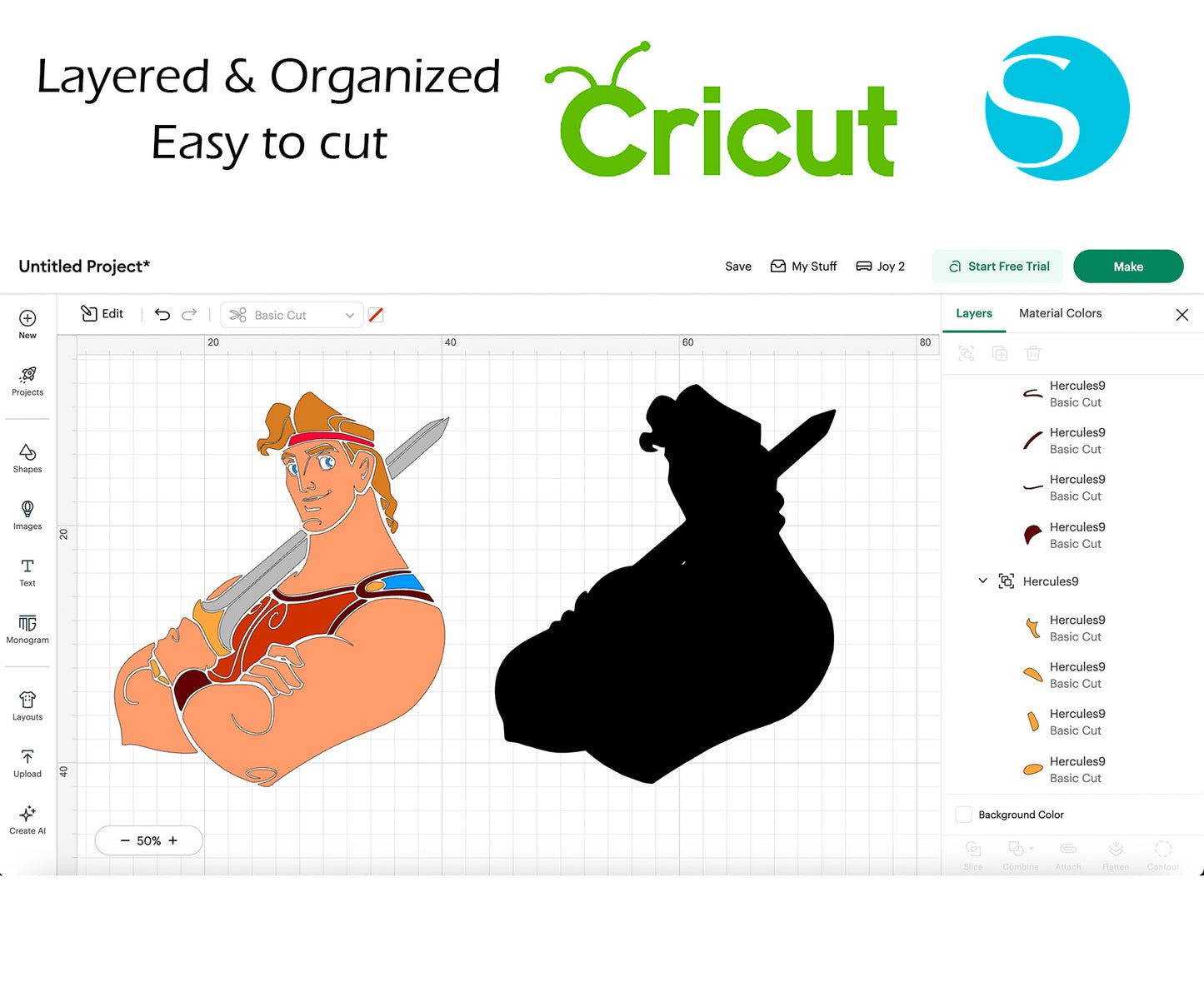 Hercules SVG BUNDLE Cut Files