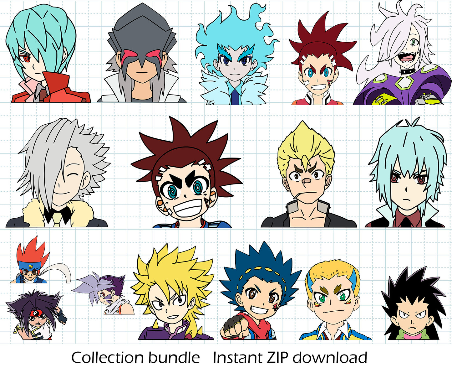 Beyblade SVG BUNDLE Cut Files