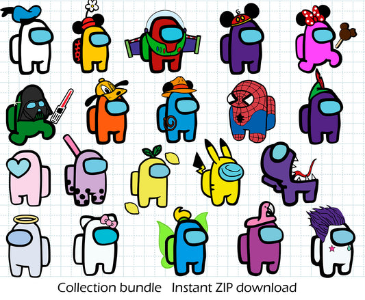 Among Us BUNDLE Cut Files