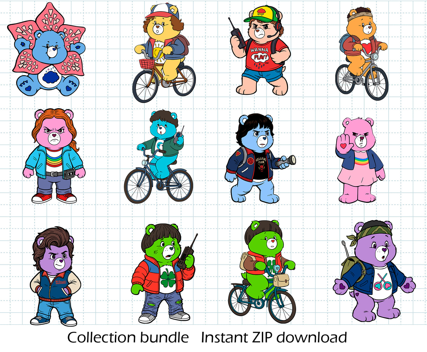 Awesome Stranger Bears BUNDLE Cut Files