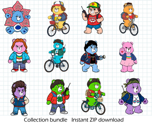Awesome Stranger Bears BUNDLE Cut Files