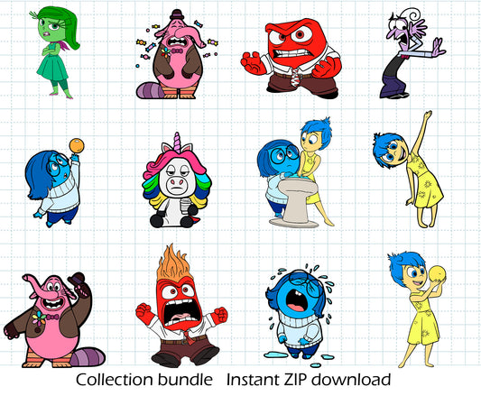 Inside Out SVG BUNDLE Cut Files