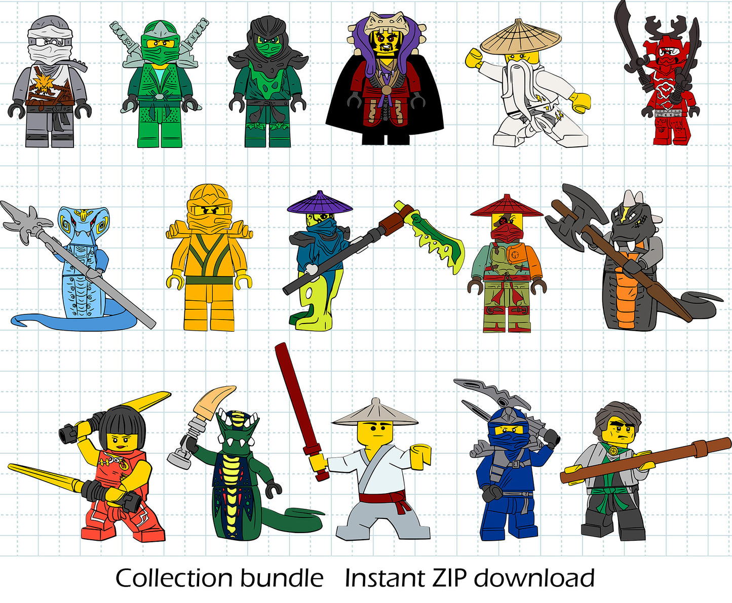 Lego Ninjago BUNDLE Cut Files