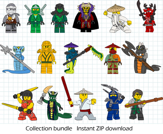 Lego Ninjago BUNDLE Cut Files