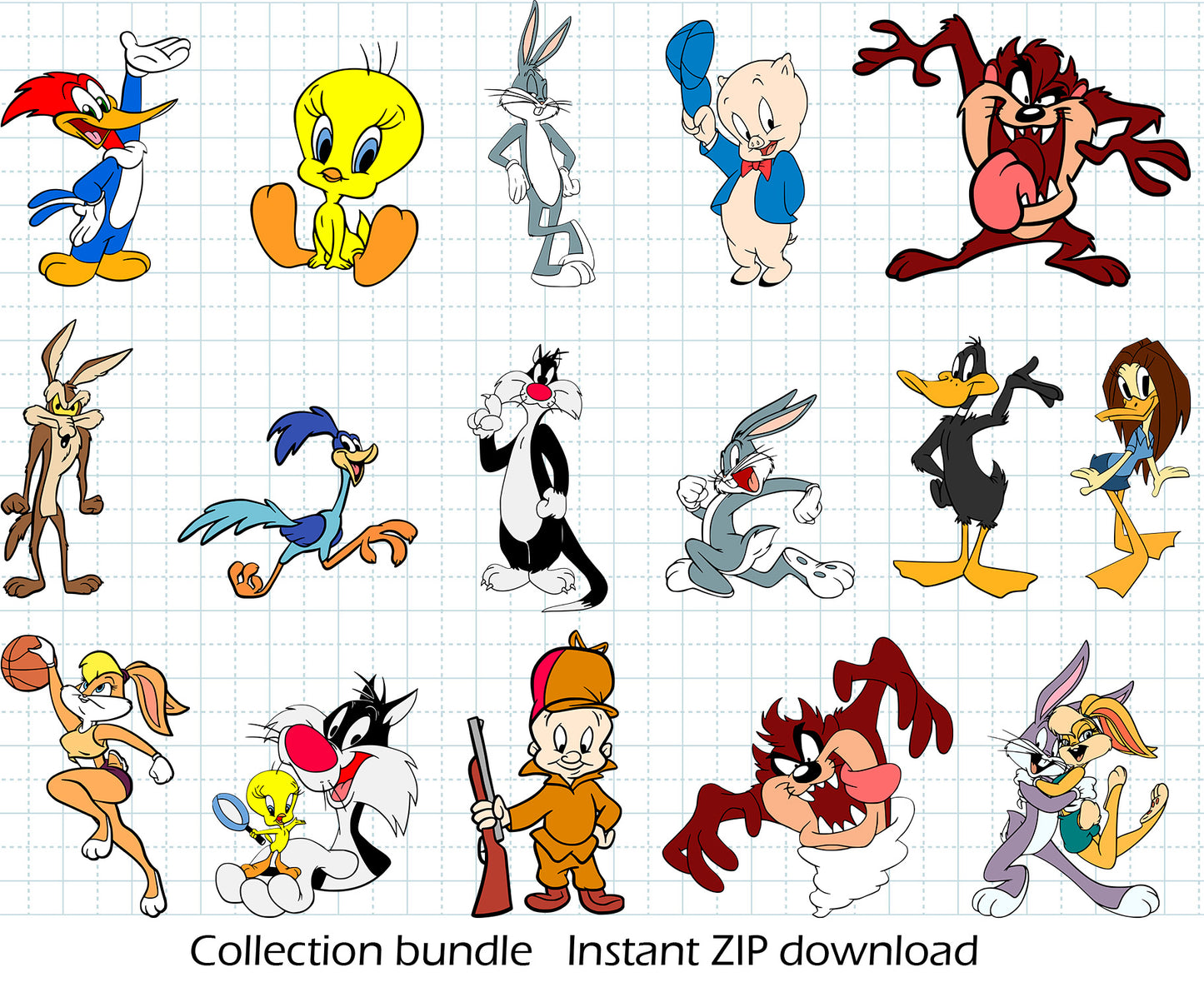 Looney Tunes SVG BUNDLE Cut Files