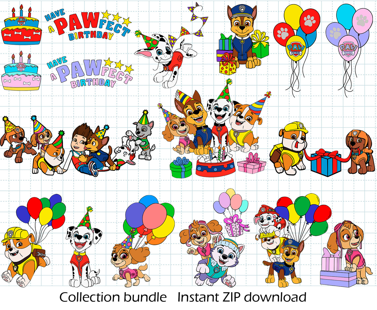 Awesome Paw Patrol BUNDLE Cut Files