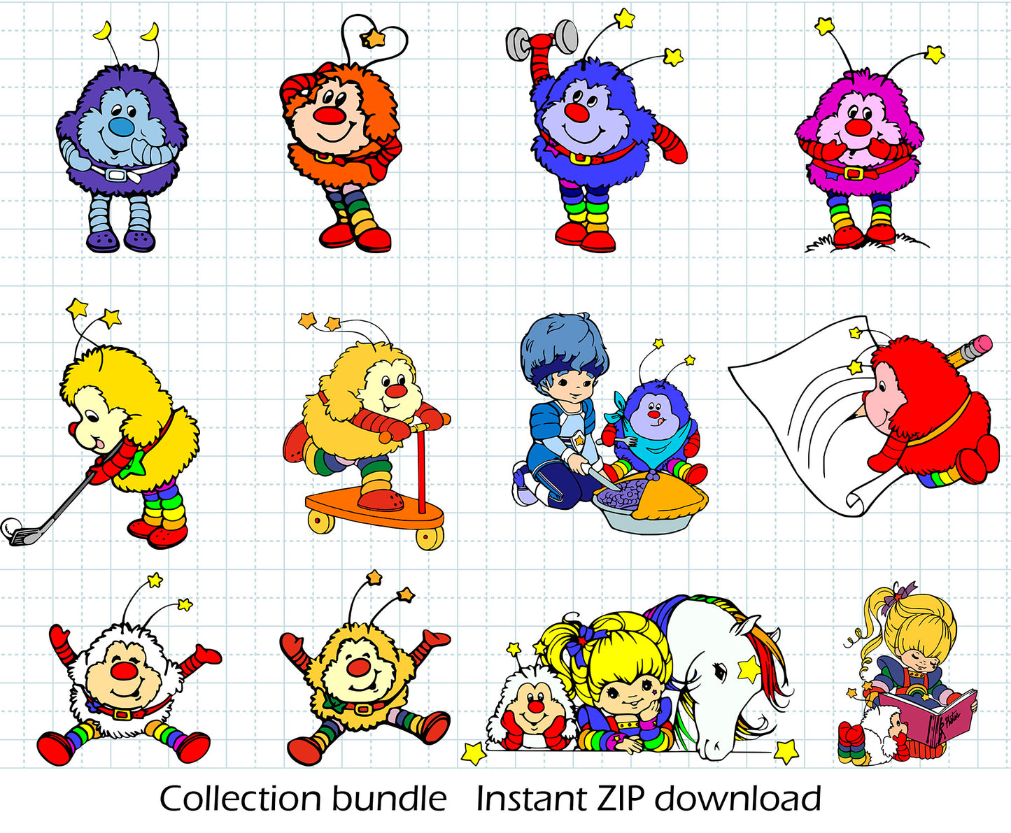 Rainbow Brite BUNDLE Cut Files