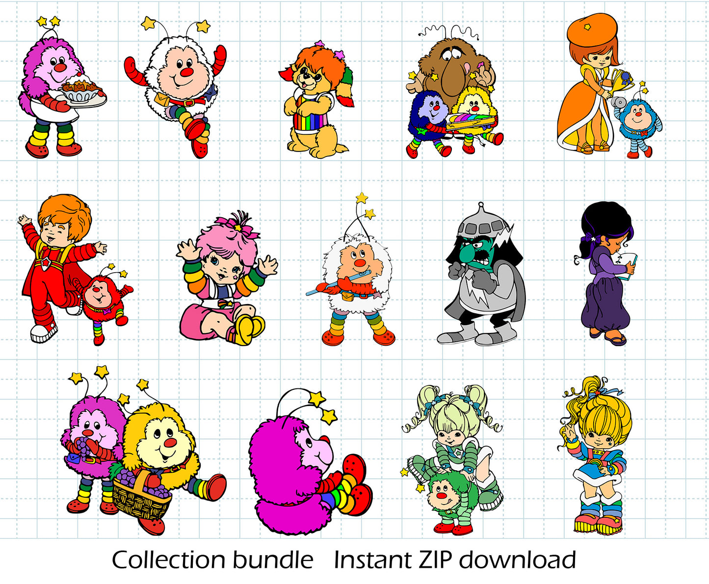 Rainbow Brite BUNDLE Cut Files