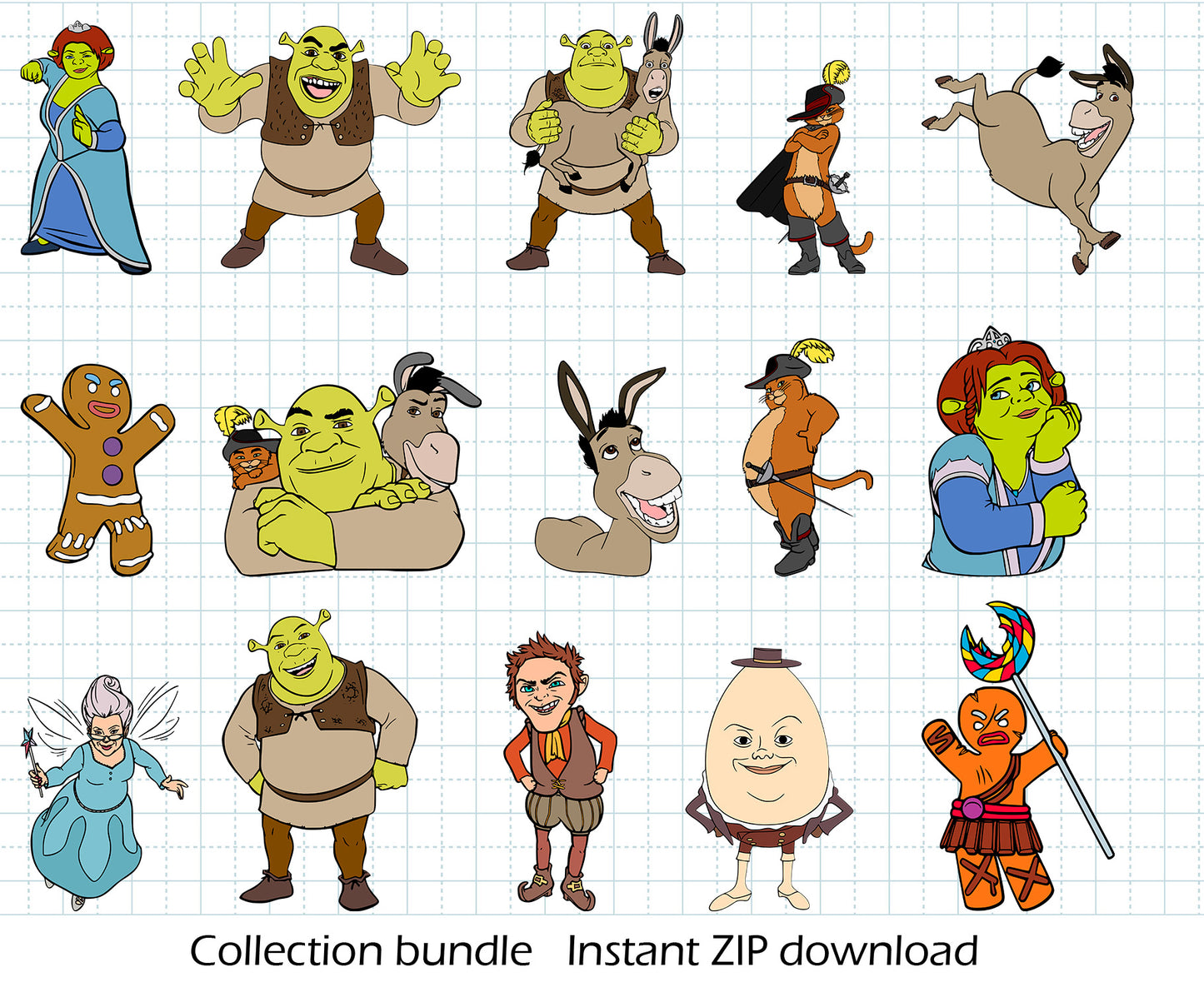 Shrek BUNDLE Cut Files