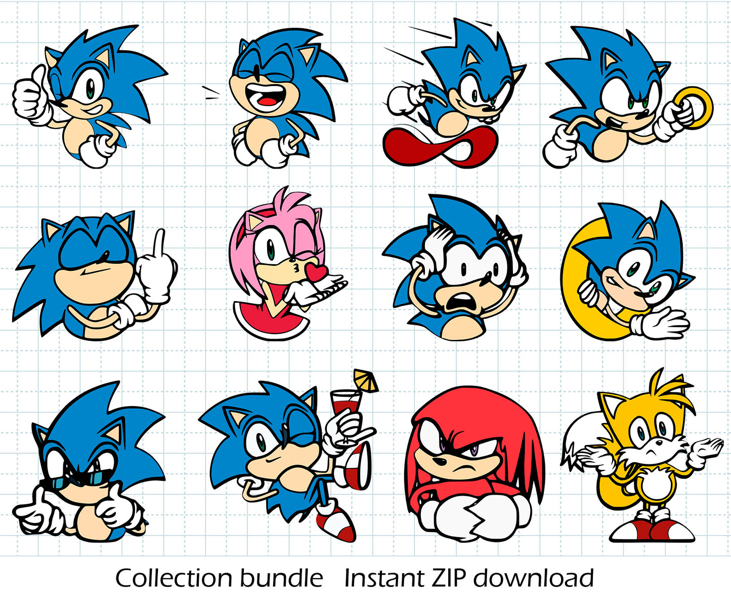 Sonic BUNDLE Cut Files