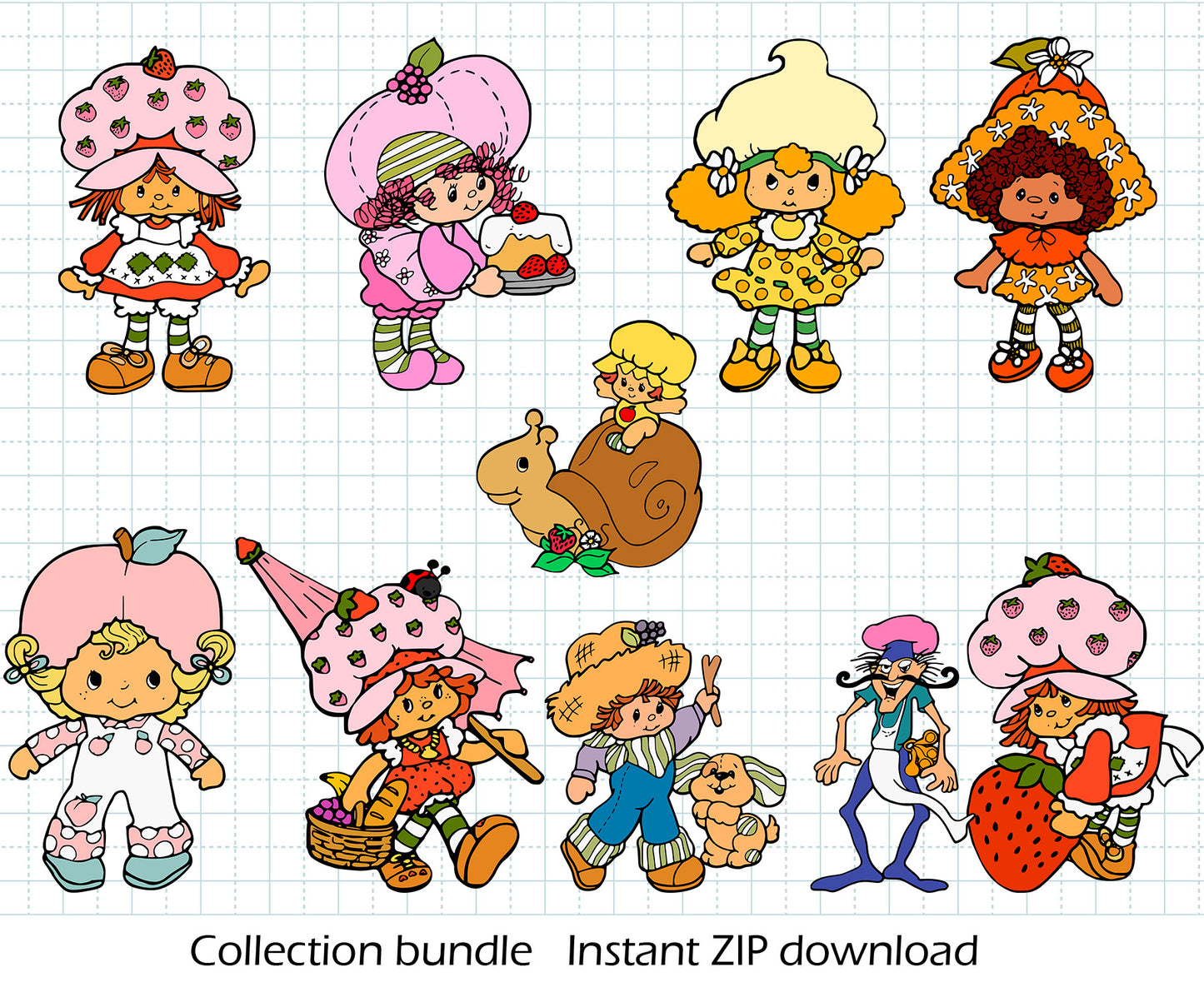 Strawberry Shortcake BUNDLE Cut Files