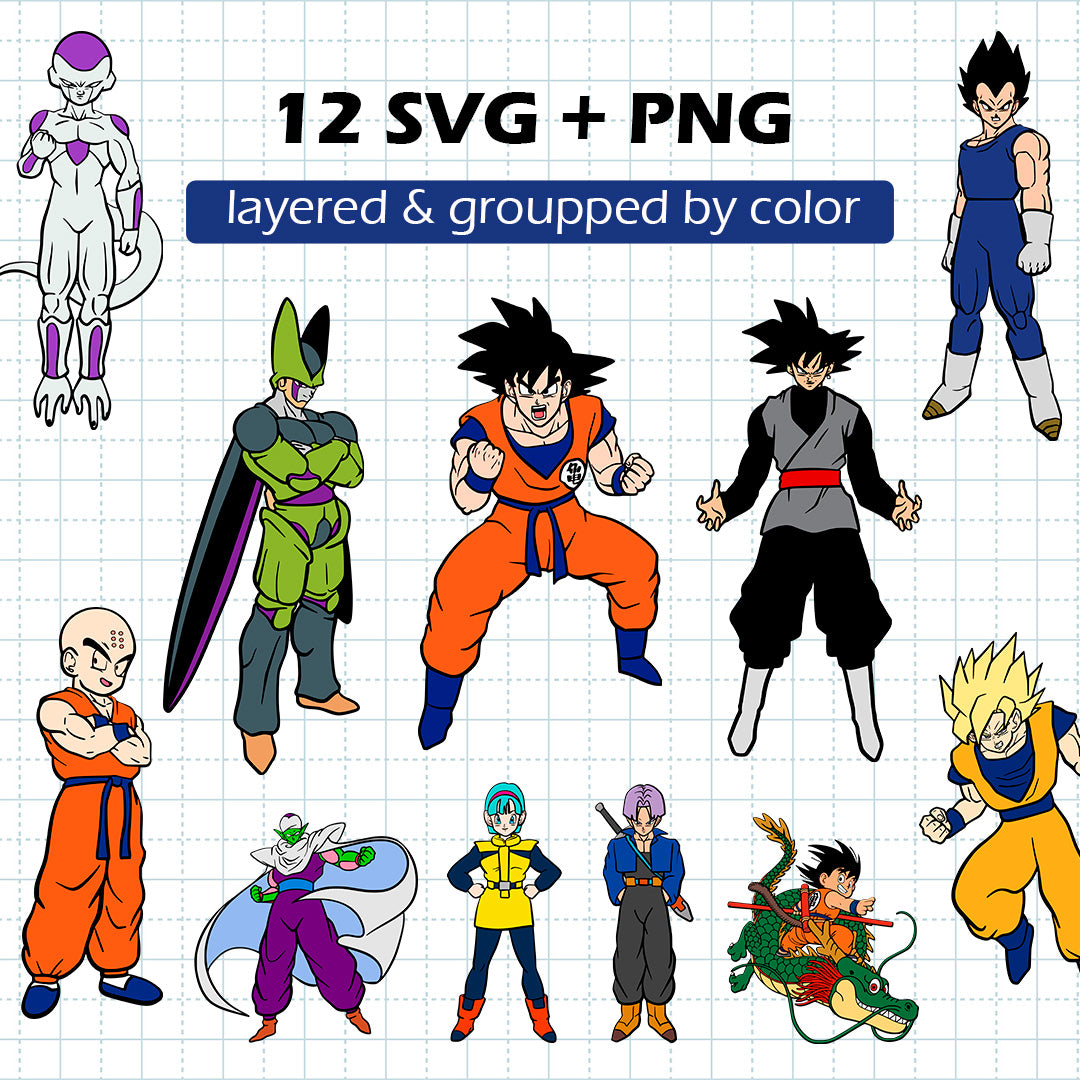 Dragon Ball BUNDLE Cut Files