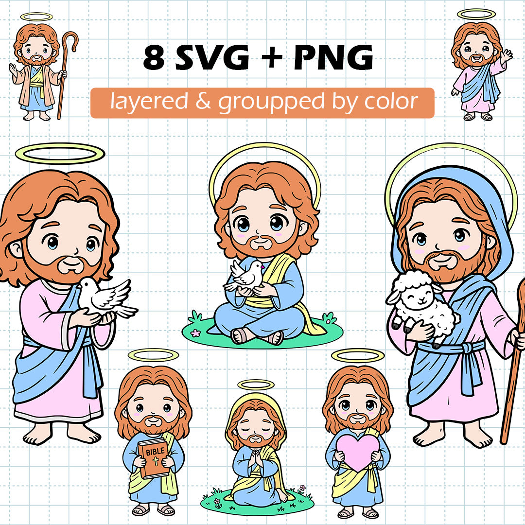 Jesus BUNDLE Cut Files