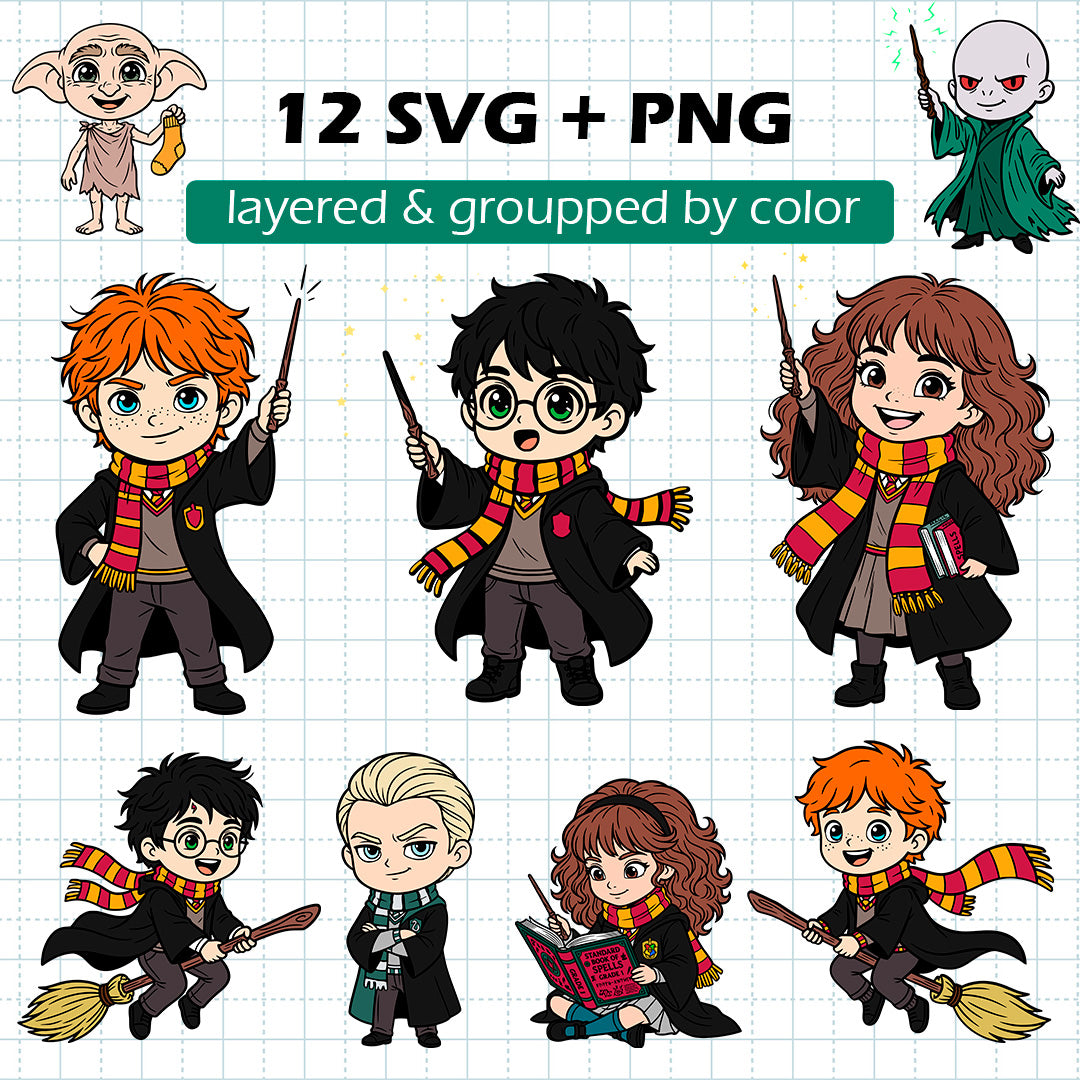 Awesome Harry Potter BUNDLE Cut Files