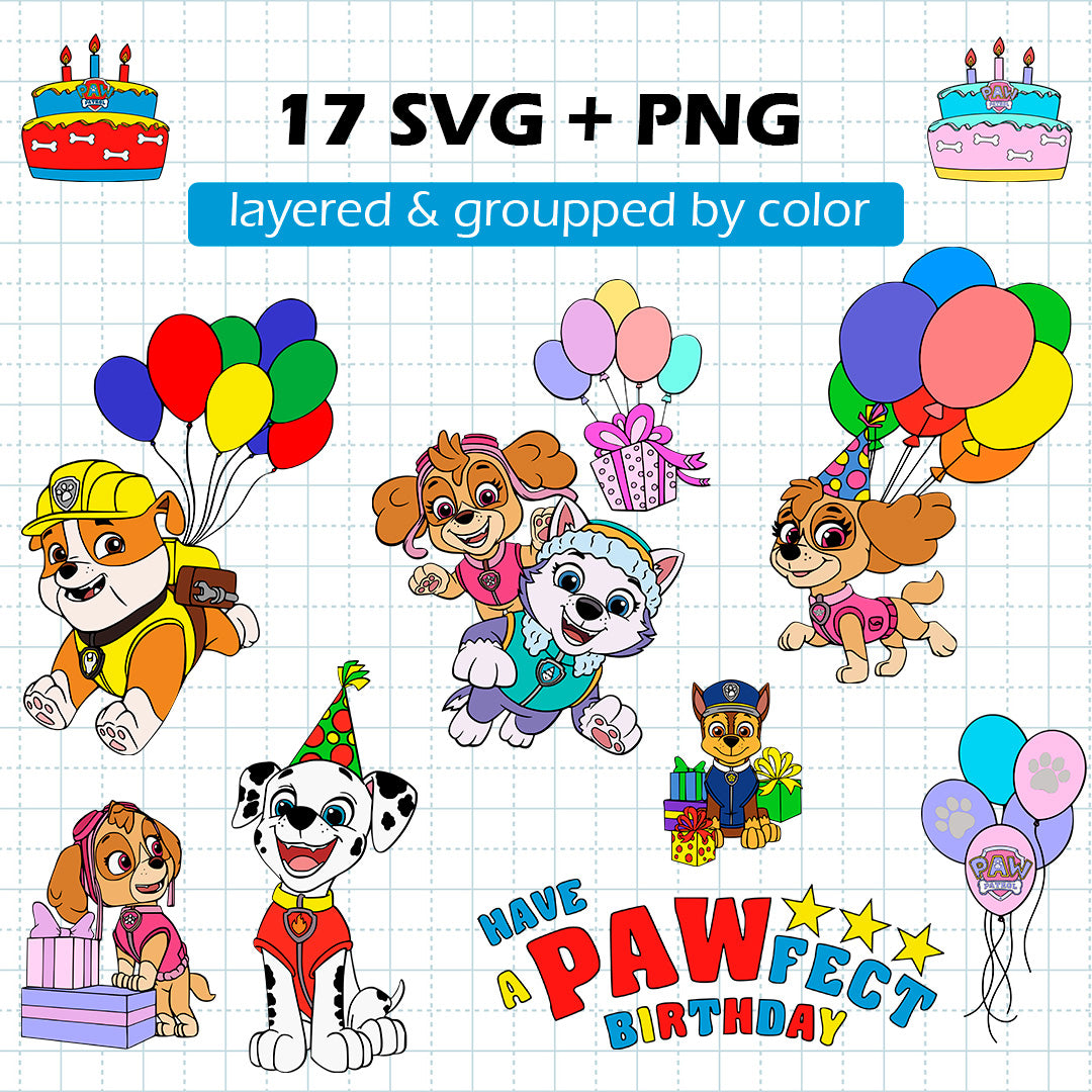 Awesome Paw Patrol BUNDLE Cut Files