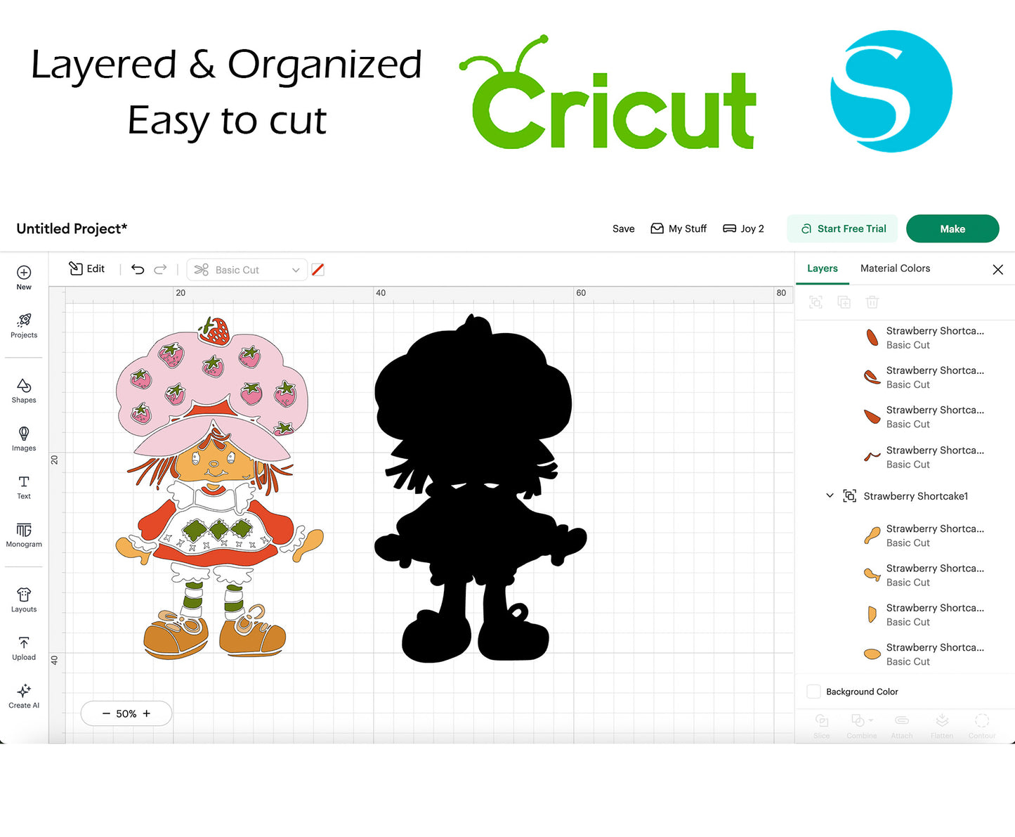 Strawberry Shortcake BUNDLE Cut Files