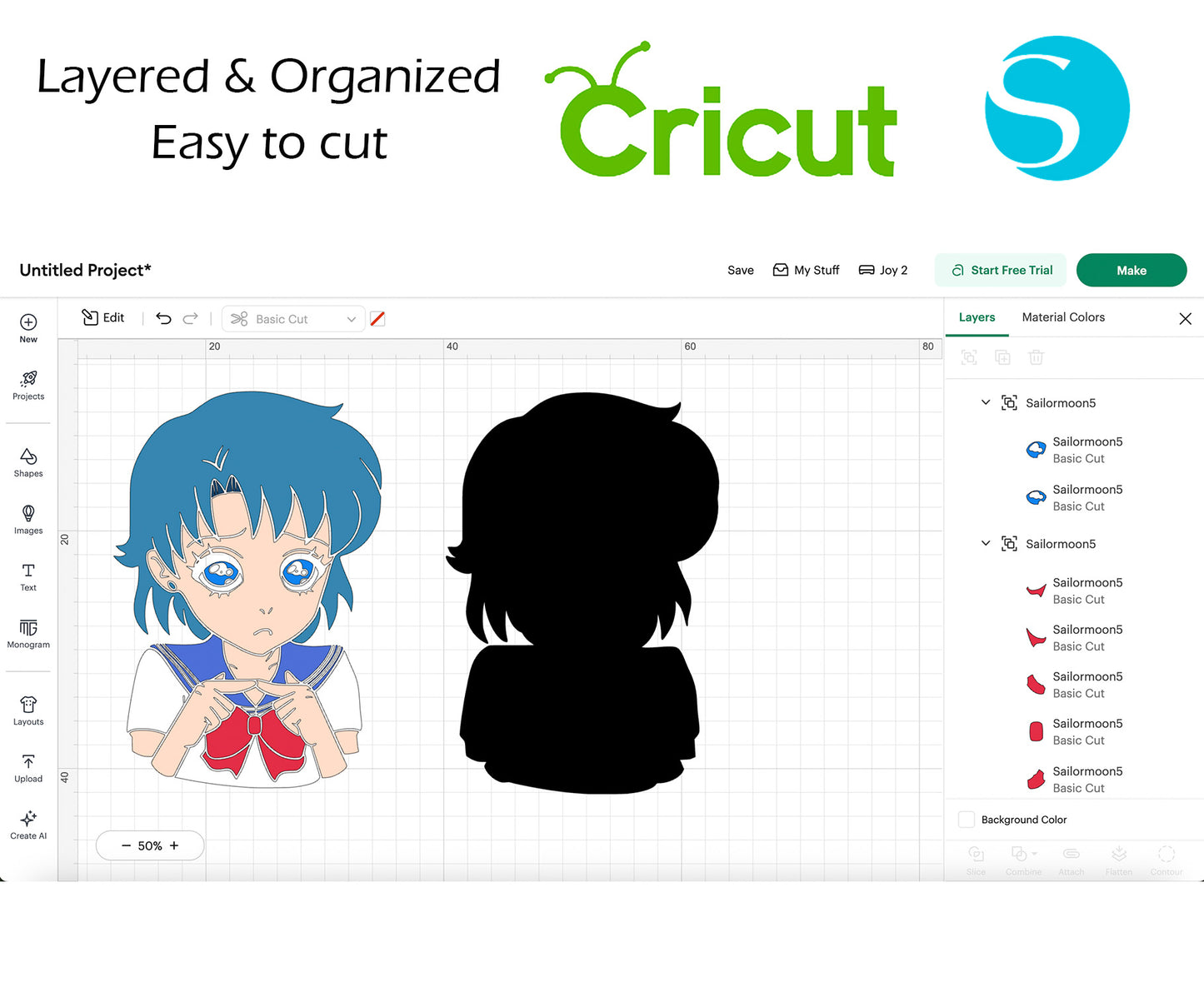 Sailor Moon BUNDLE Cut Files