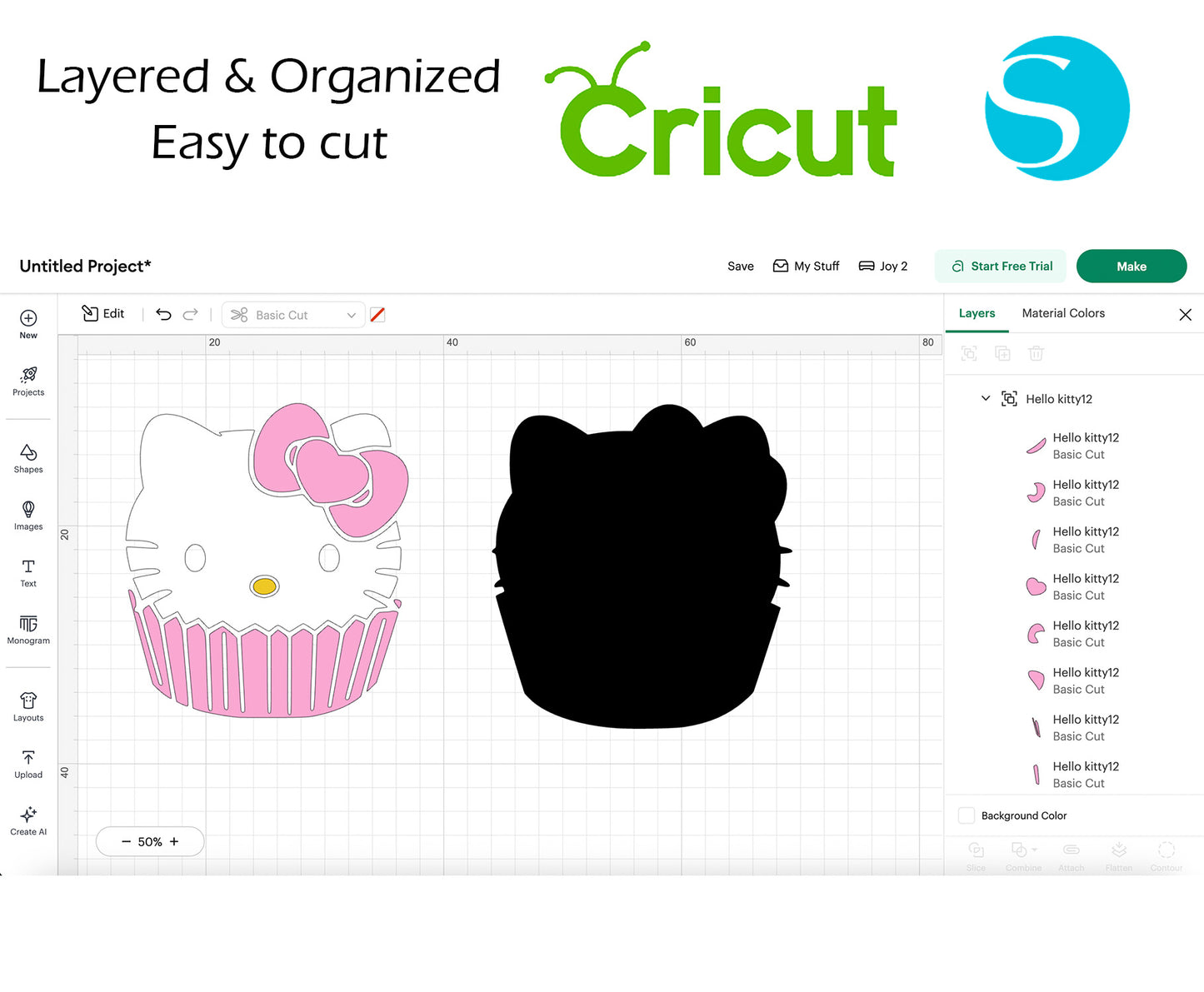 Hello Kitty SVG BUNDLE Cut Files