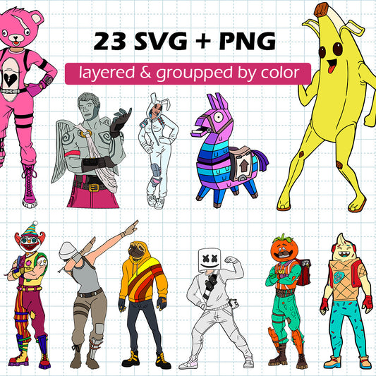 Fortnite BUNDLE Cut Files