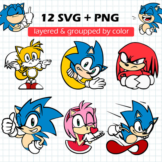 Sonic BUNDLE Cut Files