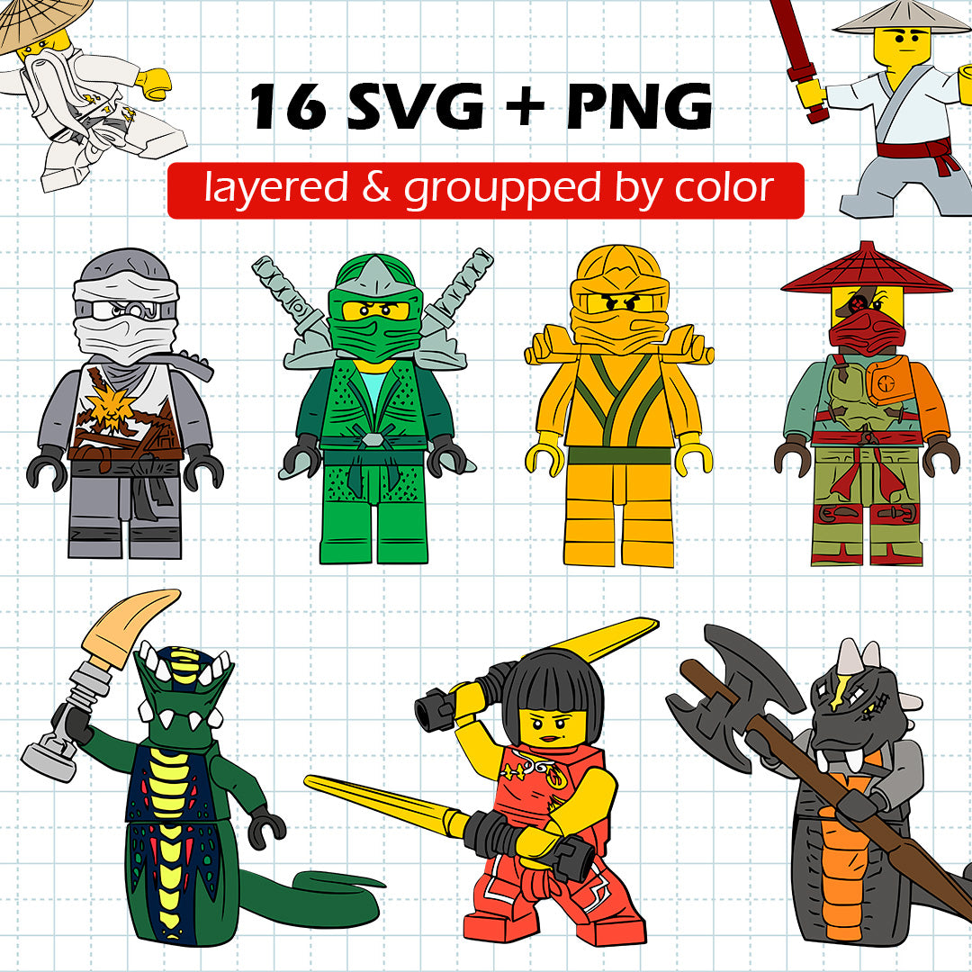 Lego Ninjago BUNDLE Cut Files
